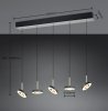 Lampa wisząca LED okrągła wielopunktowa designerska nowoczesna ściemnialna GUANO 334410507 Trio